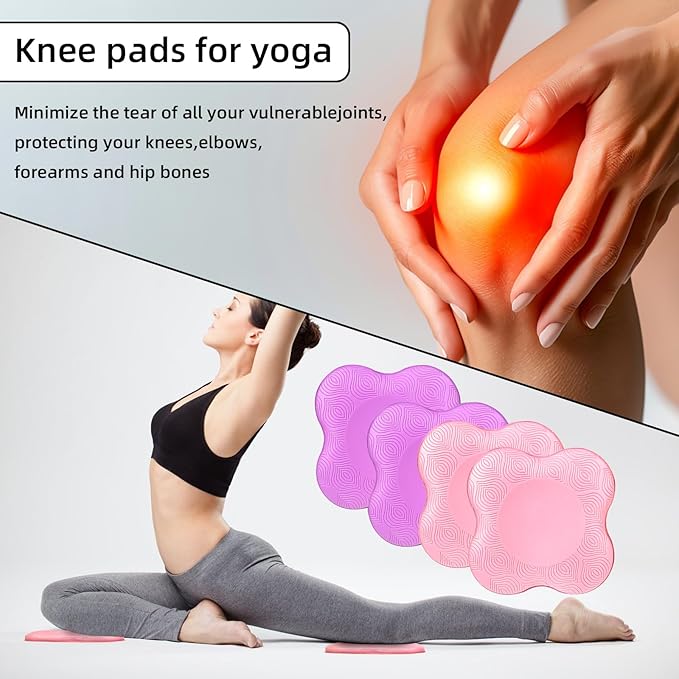 2 packs Yoga Knee Pad Mats Extra Thick for Knees Elbows Wrist Hands Head Foam Pilates Kneeling pad Yoga Knee Cushion Thick Exercise Pads for Knees Elbows Wrist Hands Head Foam Pilates Kneeling pad，Support Foam Pads for Women and Men