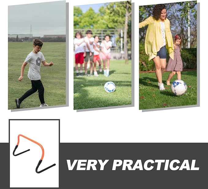 Adjustable Height Football Training Hurdle PVC Plastic Agility Speed Hurdle for Youth Soccer Drills and Athletic Speed Training
