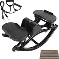 Lhanel Rock Stepper Side-Stepping Machine with Resistance Bands Low-Impact Balance Training Women's Home Fitness Equipment