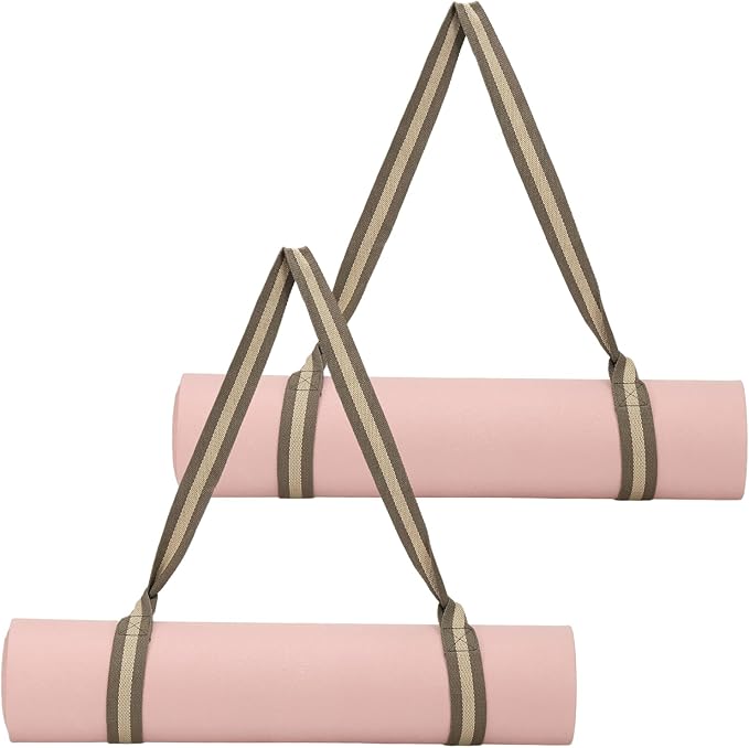 Yoga Mat Straps for Carrying, Adjustable Exercise Mat Sling Holder Multi Purpose Mats Carrier