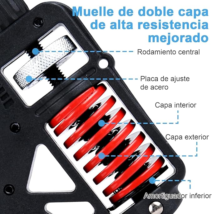 Grip strength trainer, Grip strength enhancer, Adjustable resistance 11-350 pounds (5-160 kilograms),Hand gripper strengthener can quickly strengthen the wrist, forearm and fingers, which is helpful for hand treatment and strength recovery