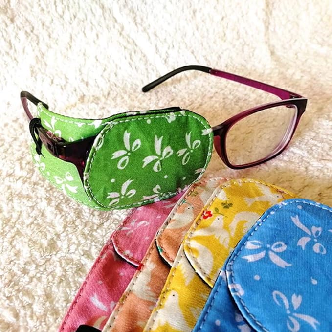 Cartoon Eye Patch Soft Single Glasses Cover Amblyopia Treatment for Children
