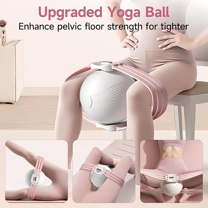 at Home Pilates Kit for Women, Pilates Equipment for Home Workouts, Adjustable Resistance Pilates Ball and Ring Set for Exercise