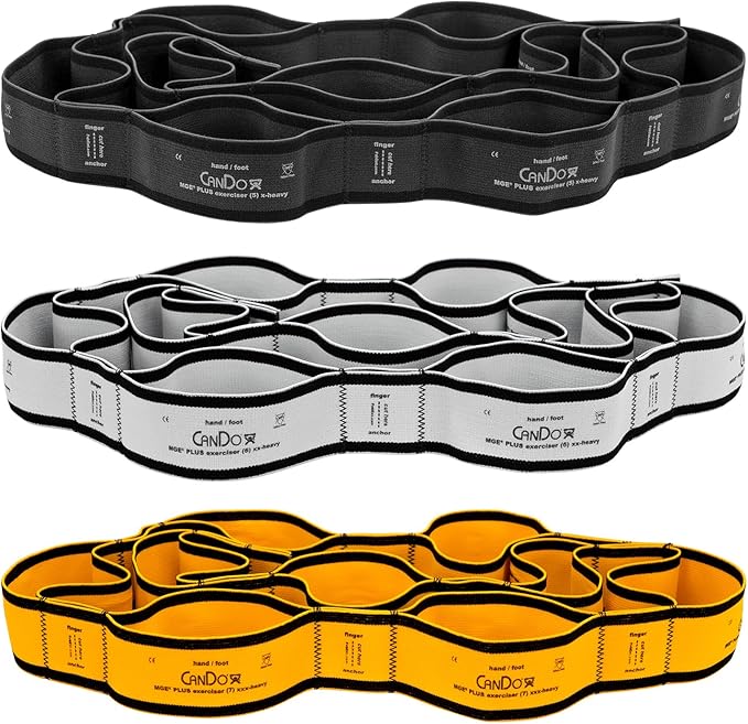 CanDo MGE Plus PEP, 6 Foot Exerciser, 9 Loops, Set of 3