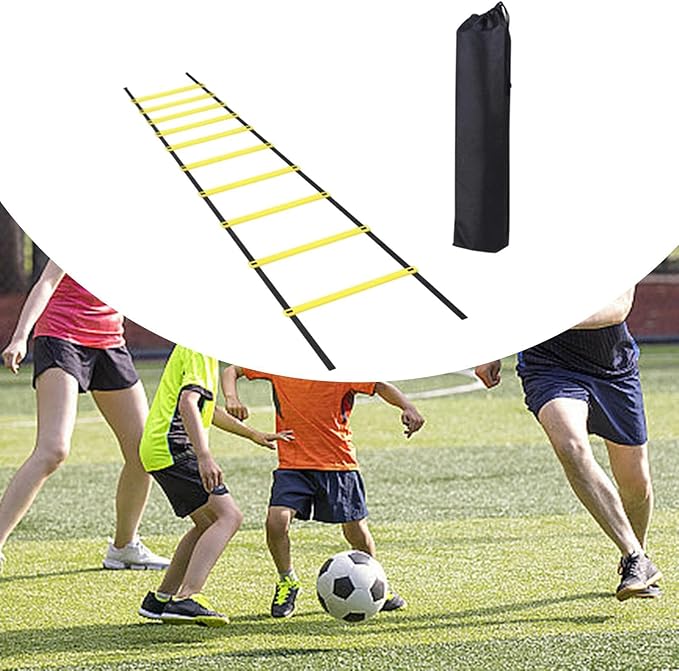 Football Agility Ladder Football Footwork Training Fitness Training Equipment Rugby Stairs Multifunction Speed Ladder Folding