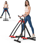 Air Walk Elliptical Glider Machine,30" inch Long Stride Full-Body Cardio Cross Trainer Foldable uitable for Small Spaces,350LBS Weight Capacity