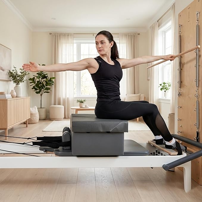 Pilates Equipment Hook and Tie Straps,Pilates Foot Strap Leg Strap for Reformer,Equipoise Body Cotton Straps,Comfortable Pilates Equipment Accessory