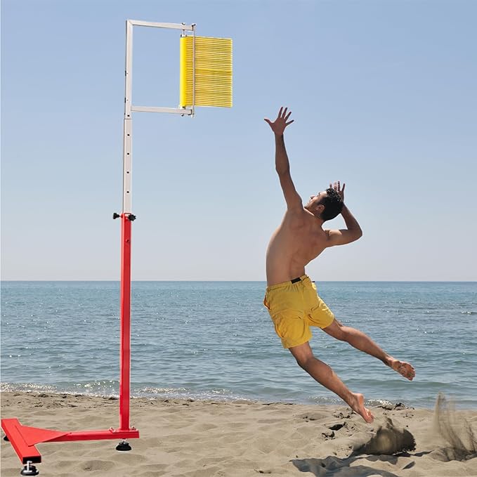 5.9-11.8 FT Jump Measurement Tester, Floor Mounted Vertical Jump Measuring Device, Vertical Jumping Measurement Tool for Volleyball Slam Dunk Jump Training Aid