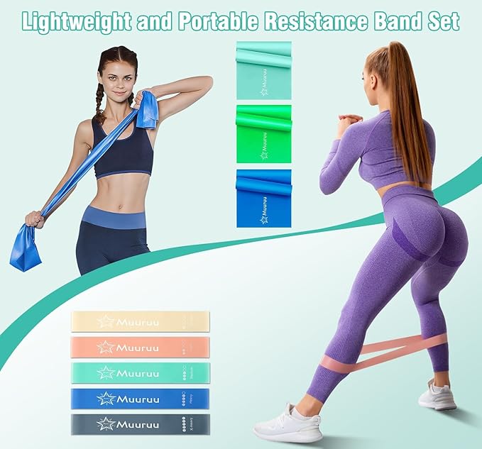 Pilates Equipment Kit for Home Workout, Pilates Ring and Ball Set for Women, 14'' Magic Circle Essentials Accessories Kit, Wrist Weights, Resistance Bands, Yoga Strap, Socks, Bag