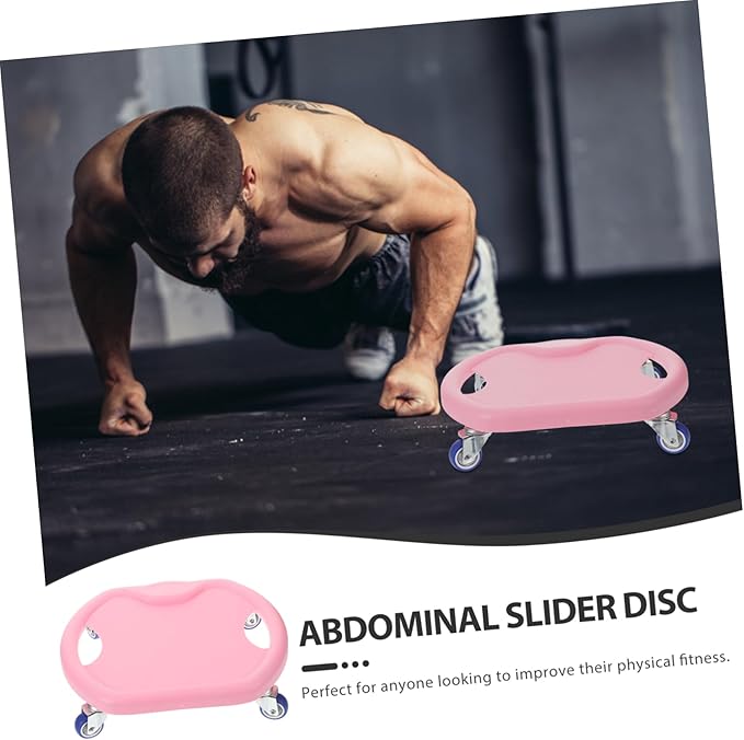 GALPADA Abdominal Sliding Discs Set with Roller Silent Exercise Sliders for Core Strength Training Fitness Equipment for Home Workouts