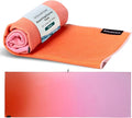 Oceanfoam Beach Towel – Lightweight, Absorbent, Quick-Drying, Sand-Resistant, Non-Slip – Ideal for Workouts, Yoga, Pilates, Beach, Pool, Boat & Travel – 25% Recycled – 72"x24" (Sunset)