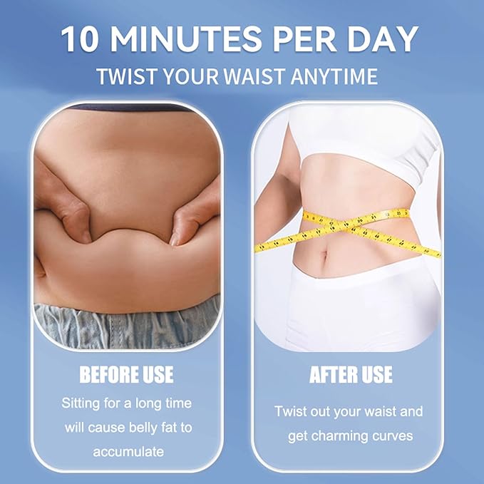 Waist Twisting Disc, Waist Sculptor Machine Twister for Home Exercise Workout, ab Twister Board for Women Weight Loss/Body Shaping/Foot MassagePink,12x53x33cm