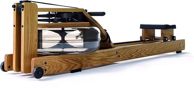 WaterRower Oak Rowing Machine with S4 BLE Monitor | USA Made Water Rower | Original Handcrafted Erg Row Machine for Home Use & Gym