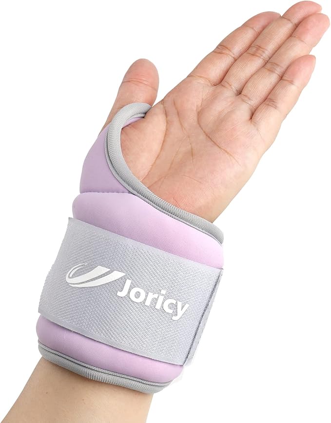 Wrist Weights with Thumb Loops Lock for Women Men 1 Pair 2 3 4 5 6 LBS Arm Weight Ankle Weights Weighted Gloves for Running Walking Jogging Physical Therapy Gym Workout Cardio Exercises