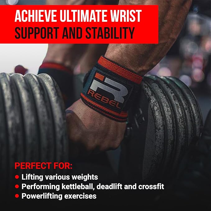 Iron Rebel Figure 8 Deadlift Straps - Heavy Duty Weightlifting Straps for Men & Women - Professional Strength Gym Wrist Straps for Powerlifting & Max Pulling (Pair)