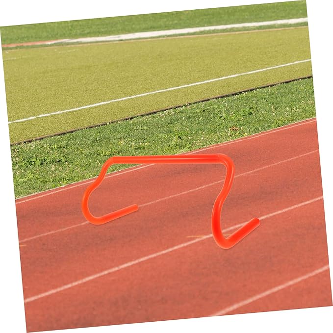 Agility Training Hurdles for Outdoor Football Flexibility Detachable Design Ultra-Stable Base Durable Orange Hurdles for Athletes Speed and Coordination