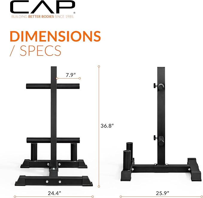 CAP Barbell Olympic Bumper Plate Tree Rack