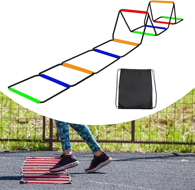 Portable Agility Ladder for Soccer and Volleyball Workout