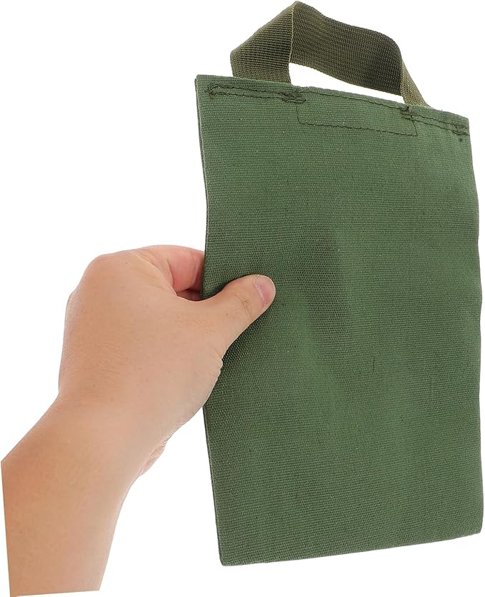 Garneck 2kg Sandbag Handle Fillable Weighted Exercise Bag for Yoga and Fitness Canvas Design for Versatile Training and Workouts Weight Management
