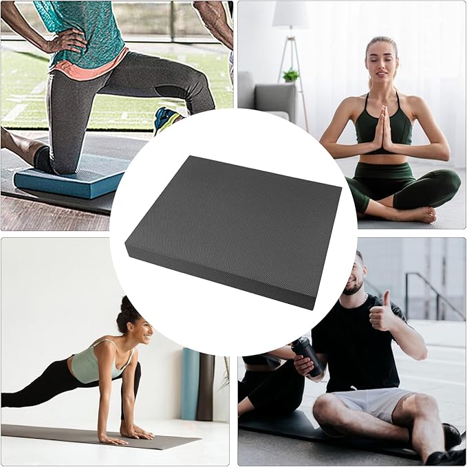 Stability Pad - 50x40cm Soft Thick Stability Mat - Balance Cushion Foam Pads for Exercise | for Women Men Home Gym Floor Yoga Workout Physical Training Stretching
