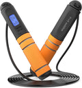 multifun Digital Jump Rope with Smart Counter & Timer - Adjustable Speed Skipping Rope for Fitness, Weight Loss, Boxing, MMA - Tangle-Free Ball Bearings & Anti-Slip Handles for Men, Women, Kids