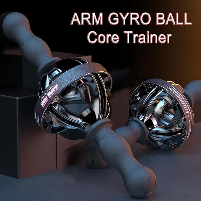 Arm Gyro Ball Core Trainer for Stronger Arm Bones and Muscle - Fitness Gyroscopic, Wrist Ball Gyro, Arm Strength Exerciser, Arm Hand Muscle Trainer Device