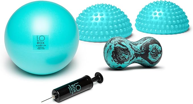 OPTP Lo Rox Self-Care Products: Build Strength and Resilience, Perform Balance and Alignment Exercises, Roll Away Stress and More with The Lo Rox Kit, Complete Set and Travel Set