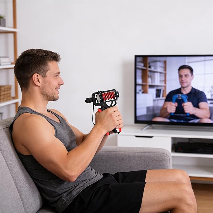 Grip Strength Trainer - strength training devices, 11-364 Lbs Hand Workout Trainer, Forearm Grip Exerciser for Gym Home Office Exercise Fitness Weightlifting Rock Climbing Outdoor