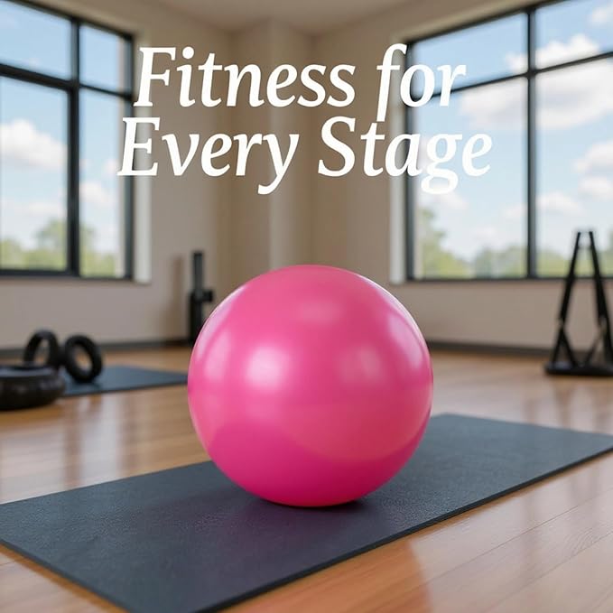 Pilates Ball and Loop Set, 8-Piece Yoga Kit with Resistance Bands, Non-Slip Socks, Designed for Complete Body Workout