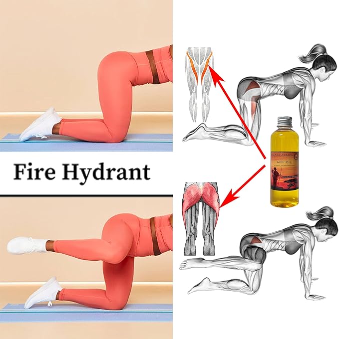 West African Akpi Seeds HIPS Workout Massage Oil for Comfortable Movement — Boost Your Confidence with Every Walking Step — Enhanced Comfort During Resistance Bands, Workout, Yoga & Exercise