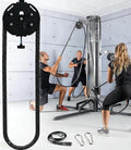Endless Rope Trainer, Suspension Endless Rope Pulley System, Resistance Trainer Machine with Adjustable Resistance, Home Gym Infinity Rope for Interval Resistance Training