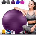 Soft Pilates Ball 9 Inch, Ideal Small Exercise Ball Between Knee Squeeze for Physical Therapy Yoga Core Medicine Abs Pt Bouncy, Mini Rubber Fitball Barre Workout Equipment for Women Men Kid Toddler