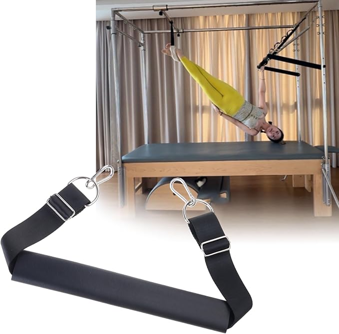 Professional Foot Strap for Cadillacs Bed Pilates Training with High Strengths Mixed for Enduring Use Stainless Steel Cotton Polyester Blend Cadillacs Bed
