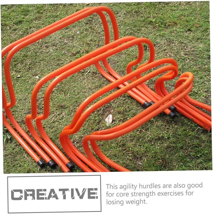2pcs Plastic Agility Hurdles 15cm Professional Training Speed Hurdles for Youth Soccer Football Agility Drills Equipment