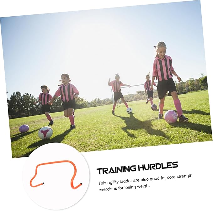 5pcs Football Training Hurdle Agility Training Racks for Outdoor Practice Barriers for Speed and