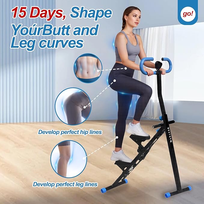 Steppers for Exercise at Home, Vertical Climber Workout Machine, Stair Climber for Full Body Workout with Adjustable Handlebar, Perfect for Women Men