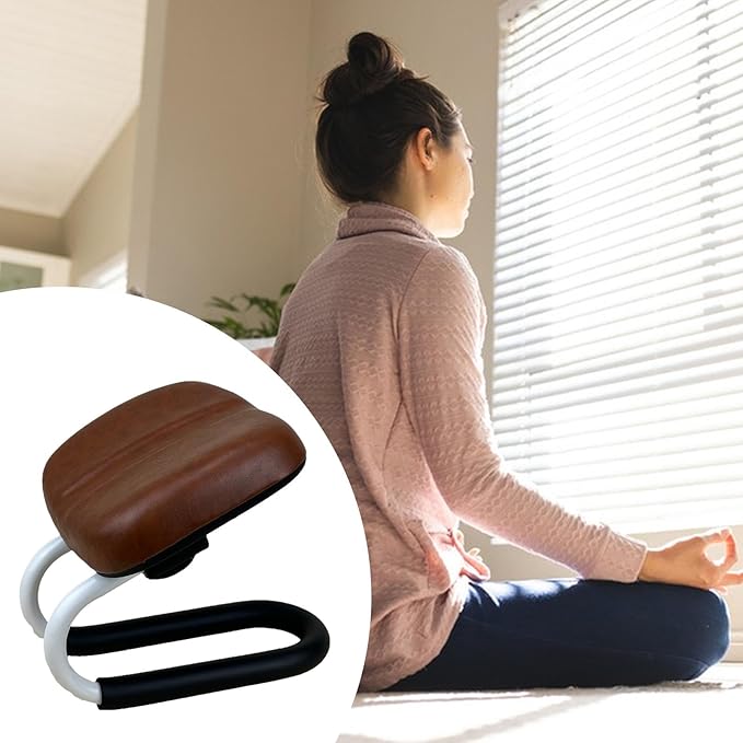 Meditation Bench Portable Floor Sitting Mindful Prayer Bench Adjustable with