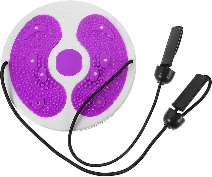 UPKOCH Twisting Waist Disc with Rope for Women, Plastic Waist Trainer Slimming Board, Home Fitness Rotating Exercise Equipment for Core Strength and Abdominal Toning