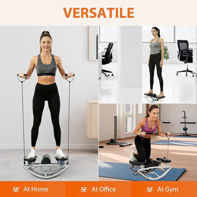 Rock Stepper, Rock Stepper Side to Side, Lateral Rocking Fitness Stepper Home Workout Machine