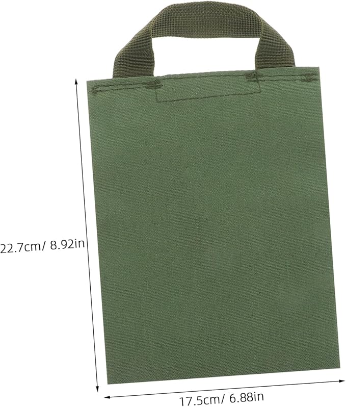 2Kg Weighted Sandbag for Yoga Fitness Portable Canvas Bag with Handle for Versatile Training Empty Design for Custom Weight Modification