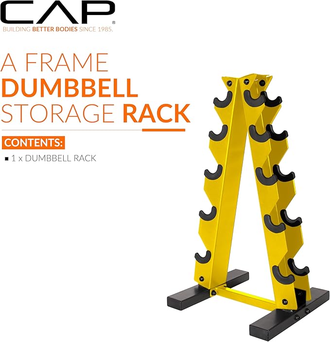Cap A-Frame Dumbbell Weight Rack | Color Series