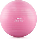 Core Balance Exercise Ball, Stability Ball for Yoga, Pilates and Fitness, Gym Ball for Home Gym and Office Chair, Training, Physical Therapy, Anti Burst, Pump Included, 55cm 65cm 75cm 85cm