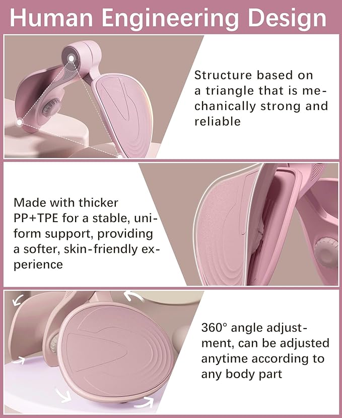 Thigh Exerciser Kegel Exerciser, Pelvic Floor Trainer, Kegel Trainer for Postpartum Rehabilitation, Trimmer Inner Thigh, Thigh Toner Workout,