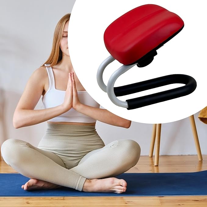 pistro Adjustable Kneeling Meditation Stool Prayer Stool Lightweight Yoga Seat Ergonomic Design for Prayer Yoga Meditation