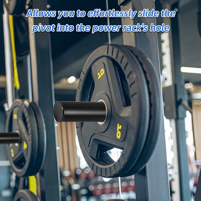 Weight Plate Holder for Power Rack Attachment, Squat Rack Weight Storage for 2 inc Olympic Weight,Compatoble with 2x2, 2x3, 3x3 Power Cage, Fit 1"and 5/8" Hole