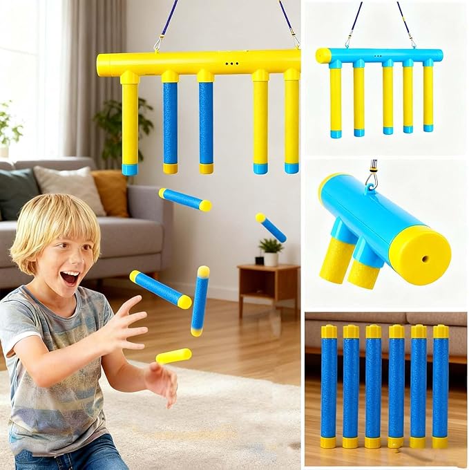Reflex Game Falling Sticks,Reflex Stick Game,Reflex Challenge Game, Catching Sticks Game, Drop Stick Game,Speed Stick Game, Reaction Time Training, Hand Eye Coordination Training