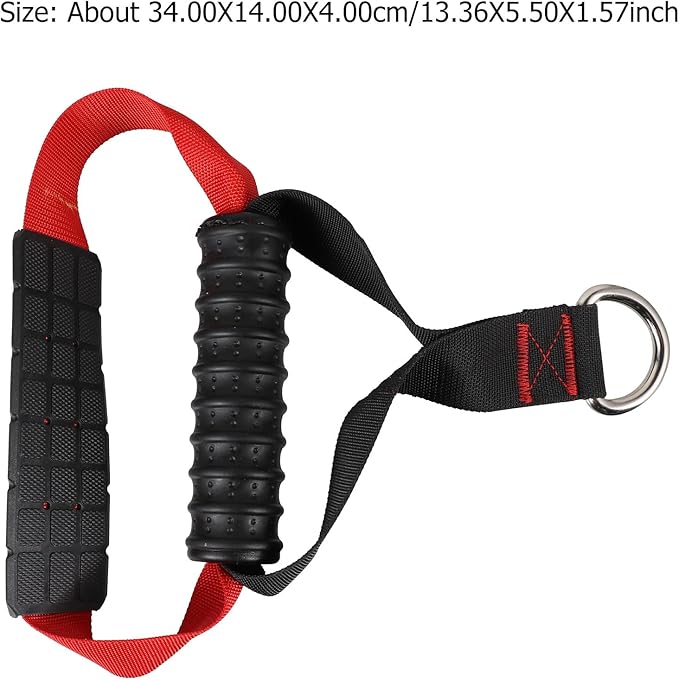 BESPORTBLE Pull Rope Handle Fitness Grip Non-Slip Exercise Handle Grip for Arms Strength Training Compatible with Home Resistance Bands Tricep Training Rope Attachment for Workout