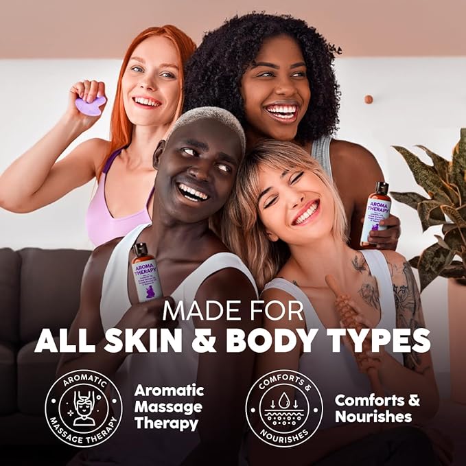 Kukka Aromatherapy Massage Oil for Massage Therapy - 3.38 Fl Oz - Full Body Oil Relaxing, Lavender, Orange, for Women & Men - Spa Quality & Deeply Moisturizing