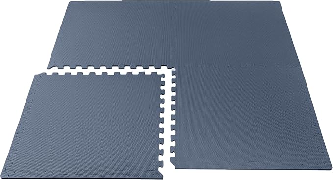 We Sell Mats 3/8" Thick Multipurpose EVA Foam Exercise Floor Mat, Interlocking Tiles, Anti-Fatigue for Home or Gym