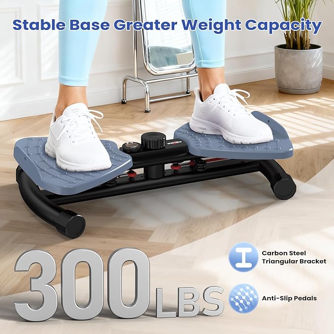 RELIFE Waist Twister Machine Exercise, Ab Twist Board With Digital Monitor, 20db Quiet, 300lb Capacity Anti-Slip Base For Home Gym, Belly Fat Workout For Women & Men